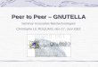 1 Peer to Peer – GNUTELLA Seminar Innovative Netztechnologien Christophe LE ROQUAIS, den 17. Juni 2002
