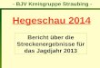 - BJV Kreisgruppe Straubing - Bericht über die Streckenergebnisse für das Jagdjahr 2013 Hegeschau 2014