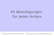 41 Beleidigungen für jeden Anlass Powerpoints bestellen-Mail an fun-mail-4-u-subscribe@domeus.de