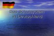 Das Schulsystem in Deutschland Презентация для проведения урока немецкого языкa в 8 классе по теме « Школа » Выполнила: