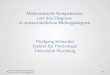 Mathematische Kompetenzen und ihre Diagnose in unterschiedlichen Bildungsetappen Wolfgang Schneider Institut für Psychologie Universität Würzburg 1 Prof