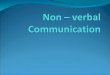 Non _ Verbal Communication PPT