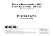 Development Kit for the 12F675 Exercise Book