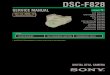 Sony DSC-F828 Service Manual