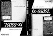 Manual Calculadora Fx-5500L