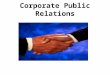 Corporate Public Relations