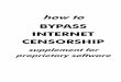 how to bypass internet censorship (suplement)