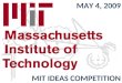 MIT IDEAS Social Entrepreneurship Competition, Ryan Allis, The Great Opportunity of Our Generation, May 2009 (PPT)