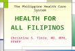 Philippine Health Care System 2008
