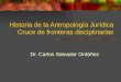 Historia de la Antropología Jurídica Cruce de fronteras disciplinarias Dr. Carlos Salvador Ordóñez