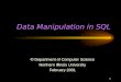 11 - Data Manipulation in SQL