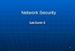 Lecture-1 network security