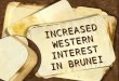 The Increase Of Western Influence In Brunei