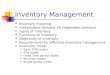 5 1 Inventory management
