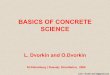 9830149 Basics of Concrete Science