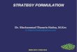 Materi Manstra Strategy Formulation 20213
