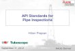 API Standards for Pipe Inspections