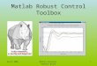Matlab Robust Control Toolbox