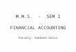 MMS - Financial Accounting - 1