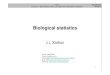 Introduction to biostatistics: part 1