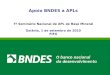 Apoio BNDES a APLs 7º Seminário Nacional de APL de Base Mineral Goiânia, 1 de setembro de 2010 FIEG