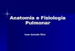 Anatomia e Fisiologia Pulmonar Isaac Azevedo Silva