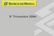 3º Trimestre 2004. Bancos no País Sistema Financeiro Nacional Fonte: Banco Central do Brasil 192 182 167 164 163 2000200120022003Jun/04