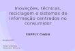 Inovações, técnicas, reciclagem e sistemas de informação centrados no consumidor SUPPLY CHAIN Grupo 14HY Rafaela Batista Alexandre Oliveira