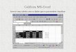 Gráficos MS-Excel Inserir uma tabela com os dados que se pretendem visualisar
