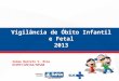 Vigilância de Óbito Infantil e Fetal 2013 Selma Barreto V. Rios DIVEP/SUVISA/SESAB