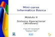 Mini-curso Informtica Bsica M³dulo II Sistema Operacional (Windows) Grupo PET-Computa§£o ( pet@dsc.ufcg.edu.br ) pet@dsc.ufcg.edu.br Dezembro - 2005