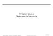 1998 Morgan Kaufmann Publishers Mario Côrtes - MO401 - IC/Unicamp- 2002s1 Ch7-1 Chapter Seven Sistemas de Memória