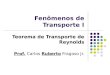 Fenômenos de Transporte I Teorema de Transporte de Reynolds Prof. Carlos Ruberto Fragoso Jr