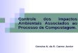 Controle dos Impactos Ambientais Associados ao Processo de Compostagem. Gersina N. da R. Carmo Junior