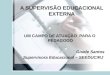 A SUPERVISÃO EDUCACIONAL EXTERNA UM CAMPO DE ATUAÇÃO PARA O PEDAGOGO Gisele Santos Supervisora Educacional – SEEDUC/RJ