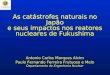 As catástrofes naturais no Japão e seus impactos nos reatores nucleares de Fukushima Antonio Carlos Marques Alvim Paulo Fernando Ferreira Frutuoso e Melo
