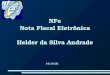 NFe Nota Fiscal Eletrônica Helder da Silva Andrade 06/06/2014