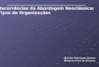 Decorrncias da Abordagem Neoclssica: Tipos de Organiza§µes Camila Rodrigues Severo Roberto Pires de Oliveira