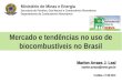 Mercado e tendências no uso de biocombustíveis no Brasil Marlon Arraes J. Leal marlon.arraes@mme.gov.br Curitiba, 17.08.2011 Marlon Arraes J. Leal marlon.arraes@mme.gov.br