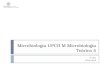 Microbiologia UPCII M Microbiologia Teórica 4 2º Ano 2014/2015