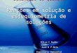 Seminário de Química Reações em solução e estequiometria de soluções Elisa C Guida José N P Neto Engenharia Ambiental