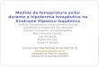 Medida da temperatura axilar durante a hipotermia terapêutica na Síndrome Hipóxico- Isquêmica Axillary temperature measurement during hypothermia treatment