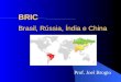 BRIC Brasil, Rússia, Índia e China Prof. Joel Brogio