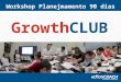 Workshop Planejmamento 90 dias GrowthCLUB. ActionCOACH ActionCOACH Escreva sua biografia Type in info about your background here …... Type in info about