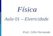 Física Aula 01 – Eletricidade Prof.: Célio Normando
