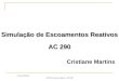Cristiane Martins AC290-Escoamento Reativo – 08/2007 Cristiane Martins Simulação de Escoamentos Reativos AC 290