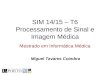 SIM 14/15 – T6 Processamento de Sinal e Imagem Médica Mestrado em Informática Médica Miguel Tavares Coimbra