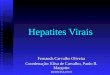 Hepatites Virais Fernanda Carvalho Oliveira Coordenação: Elisa de Carvalho, Paulo R. Margotto MEDICINA-ESCS