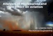 Analysis of Microbursts and their effect on Aviation