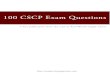 CSCP Example Questions